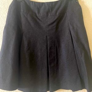 Chanel pleated black skirt